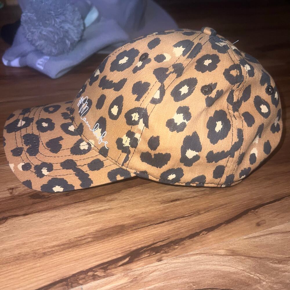Leopard Animal Print #Momlife Hat Cheetah Pattern Adjustable Baseball Cap
